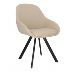 Nels szék bézs fekete lábakkal