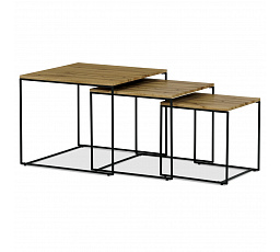 Konferenční stolek 60x60x51cm, mdf, divoký dub, AF-3008 OAK