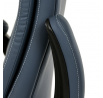 Kancelářské křeslo, houpací mechanismus, modrá ekokůže, KA-Y344 BLUE