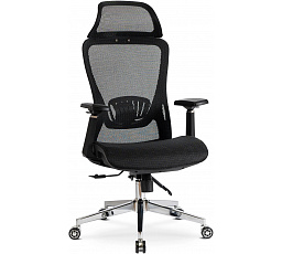 Fotel Obrotowy LITOS Ergonomiczny Czarny