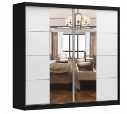 SOLO 2D2S ruhásszekrény, Fehér