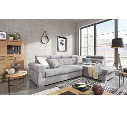 Rohová sedací souprava Amadeus P šedá