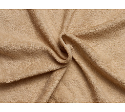Froté prostěradlo béžové na vysokou matraci 190g/m2 120x200