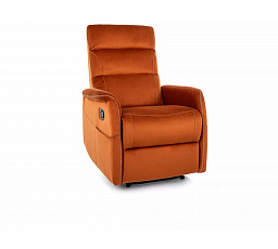 SOLON M masszázsfotel, Velvet fahéj bluvel