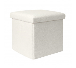 Pufa Intesi Vels Boucle fehér összecsukható