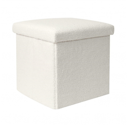 Pufa Intesi Vels Boucle fehér összecsukható