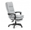 Kancelářské křeslo, synchronní mechanismus, stříbrná látka, KA-Y350 SIL