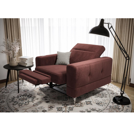 FOTEL MALIBU RELAX - Odcienie ceglaste