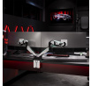 Kettős monitor tartó 49 hüvelykes, fehér-fekete X-Arm Dual RGB
