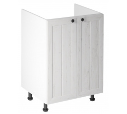 Konyhai alsó szekrény - PROWANSJA D60Z, Fehér/Andersen fenyő