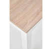 Étkezőasztal KSAWERY, sonoma tölgy/fehér