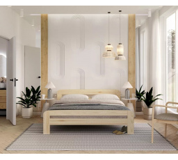 Łóżko do sypialni OREGON sosna - 120x200