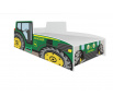 TRACTOR GREEN ágy matraccal 160x80 Zöld