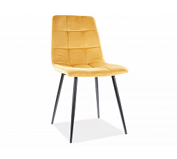 Étkezőszék MILA Velvet, curry Bluvel 68