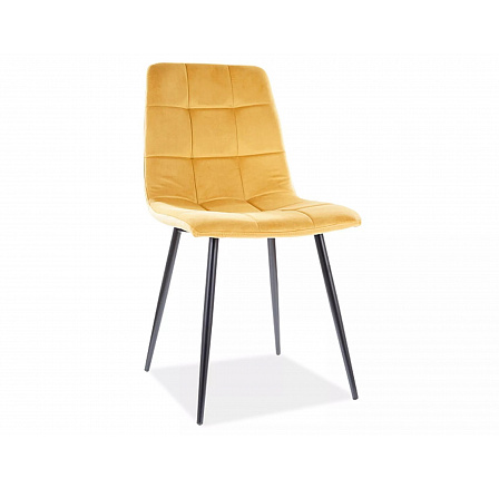 Étkezőszék MILA Velvet, curry Bluvel 68