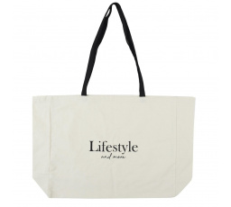 Lifestyle and More fehér shopper táska