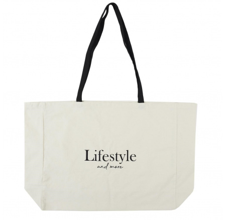Lifestyle and More fehér shopper táska