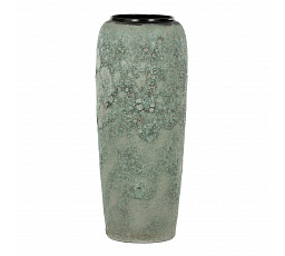 Váza keramická - výška 90 cm, zelená