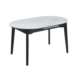 Kihúzható asztal fehér márvány 140-180x85 ST27-FXJG