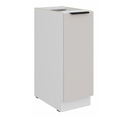 Dolní skříňka COMBO - 30 D CARGO BB, Bílá/Kašmír