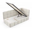 TUNIS ágy 200 x 90, magas oldalfal, Kronos 27, jobb
