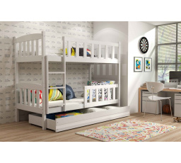 Patrová postel Kuba bílá