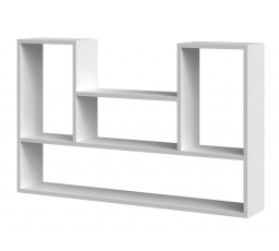 Regál Brody 4P, bílá