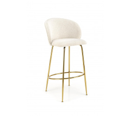 H116 bárszék, krém/arany