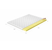 Topper Visco 180x200 Hipoalergiczny pokrowiec Microfibre