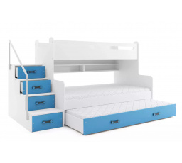 MAX 3 NIEBIESKI 3 OSOBOWY 120 X 200 KPL