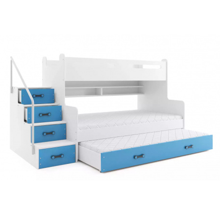 MAX 3 NIEBIESKI 3 OSOBOWY 120 X 200 KPL