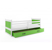 RICO PARTEROWE RAMA BIAŁY WYPEŁNIENIA ZIELONY SZUFLADA ZIELONY 90 X 200 KPL