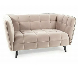 CASTELLO 2 Velvet kanapé, bézs Bluvel 28/wenge