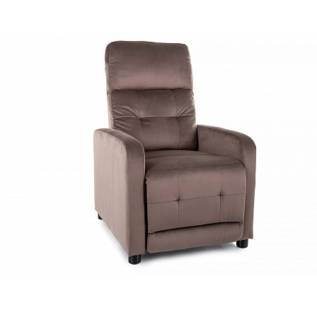 Kinyitható fotel OTUS VELVET, Cappuccino Bluvel 38