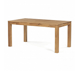 Jídelní stůl 160x90cm, masiv, dub, DS-H160 DUB