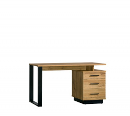 "LAMELO" LA8 rendszer (Íróasztal 3S) - Szín: fekete