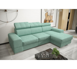 NAROŻNIK ROYAL MINI 260×160 - prawa , Odcienie miętowego