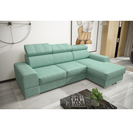 NAROŻNIK ROYAL MINI 260×160 - prawa , Odcienie miętowego