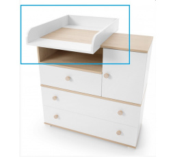 Pelenkázóasztal ZOYA ZY5, Piskótadió/Bíra Lux