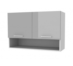 Kuchyňská skříňka Femme KL80 2D+P, šedý lesk