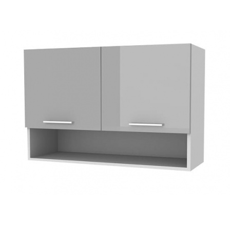 Kuchyňská skříňka Femme KL80 2D+P, šedý lesk