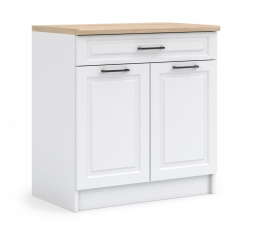 Kuchyňská dolní skříňka IRMA D60-2D1SZ, Bílá mat