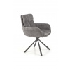Forgó étkezőszék K495, Szürke/Fekete