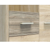 CASTEL 02/S sonoma jasna/MDF sonoma trufel - regał