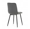 Jídelní židle, šedá, sametová látka, CT-281 GREY4