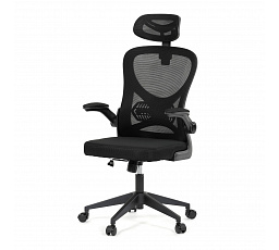 Kancelářská židle, houpací mechanismus, černá, KA-K2021 BK