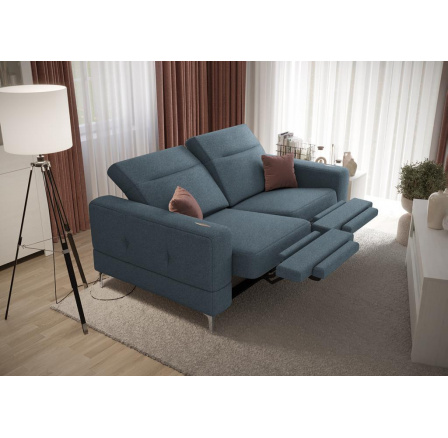 SOFA RELAX MALIBU II 180 CM - Odcienie jasnoniebieskie
