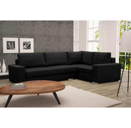 Rohová sedací souprava Toro P černá