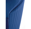 Étkezőszék K446, sötétkék bársony
