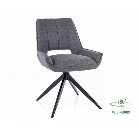 TELLO BJORN forgó étkezőszék, Szürke 13/Fekete